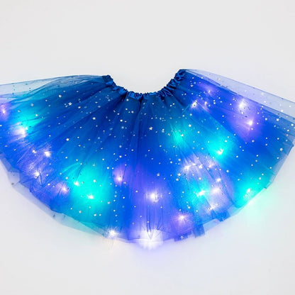 🌟 Final Clearance! Princess Glow LED Skirt – Soft Safe Stretchy