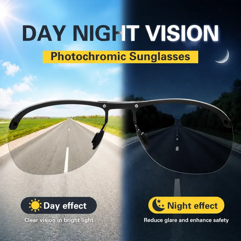 Unisex Fashion Polarized Sunglasses, UV400 Anti Blue Light Sun Glasses for Photography Hiking Beach Outdoo