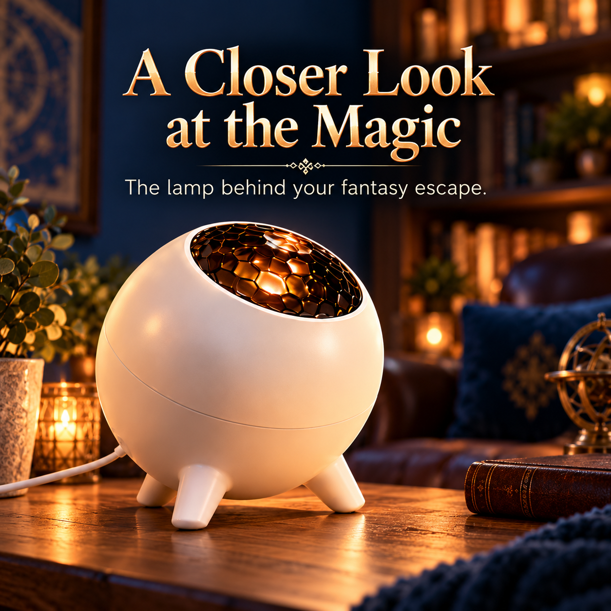 Dragon castle light in room