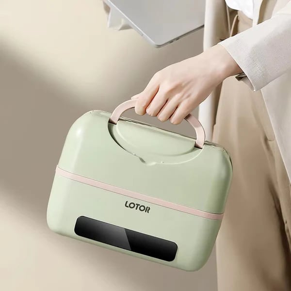 🔥Hot Sale 49% OFF🔥1.2L Portable Electric Lunch Box with Double-Layer