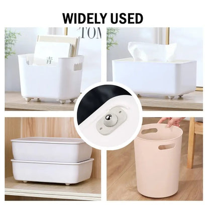 15 Counts Self Adhesive Mini Caster Wheels, 360 Degree Rotation,durable,Strong Load Low Noise Self Caster Wheels