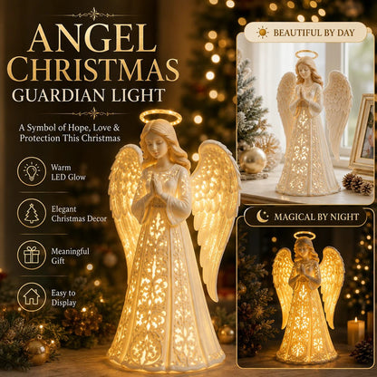 🪽 Guardian Angel Christmas Light – A Symbol of Hope, Love & Protection