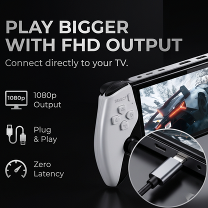 🎄Christmas Sale 40% OFF🎁Retro Handheld Game Console with HD 5-inch IPS Screen over 20,000 Games