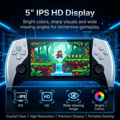 🎄Christmas Sale 40% OFF🎁Retro Handheld Game Console with HD 5-inch IPS Screen over 20,000 Games