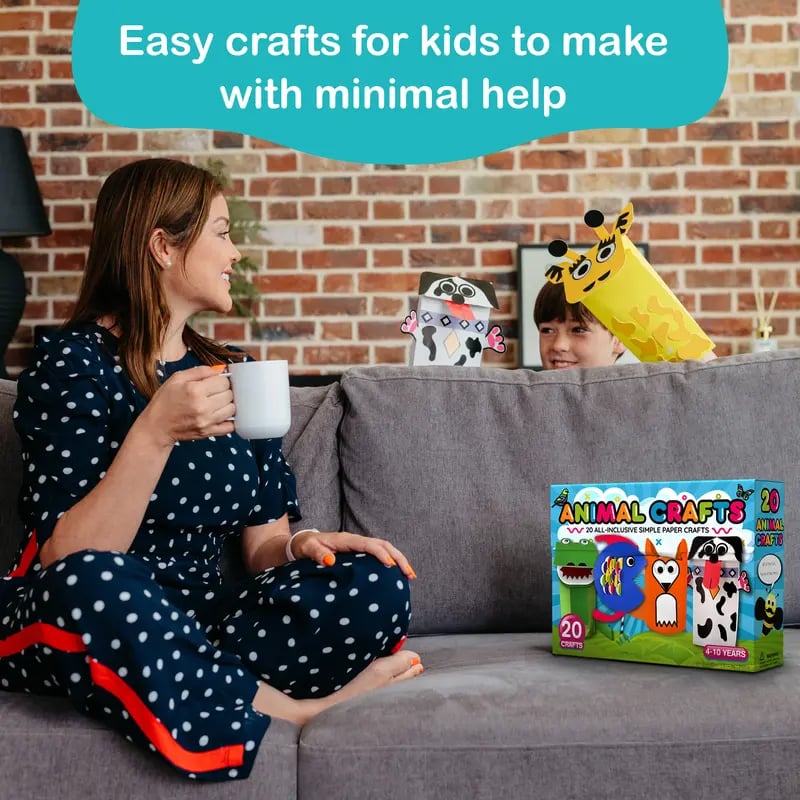 🔥Last Day 49% OFF 🎨❤️ 20 Princess & Unicorn Crafts in a Box