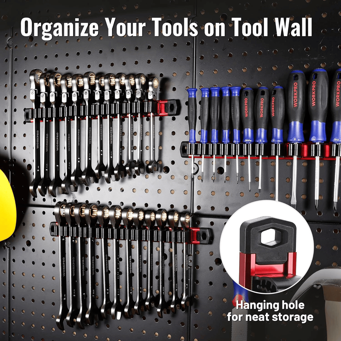 🔥LAST DAY 49% OFF - 🧲🛠️Magnetic Wrench and Screwdriver Organizer – Tool Organizer for Workshop & Garage