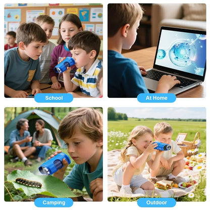 🔬 1000X Magic Eye: Kids' 2-in-1 Handheld Microscope & HD Camera 📸