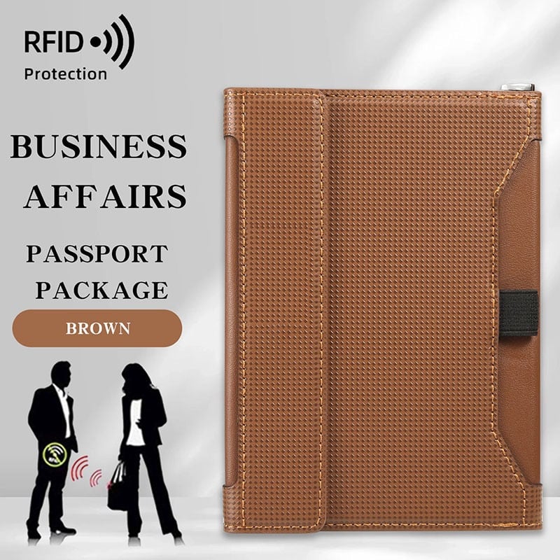 RFID Travel Wallet - Passport Holder & Travel Organizer