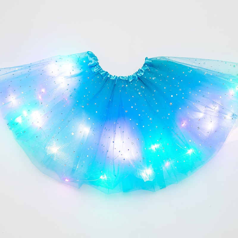 🌟 Final Clearance! Princess Glow LED Skirt – Soft Safe Stretchy