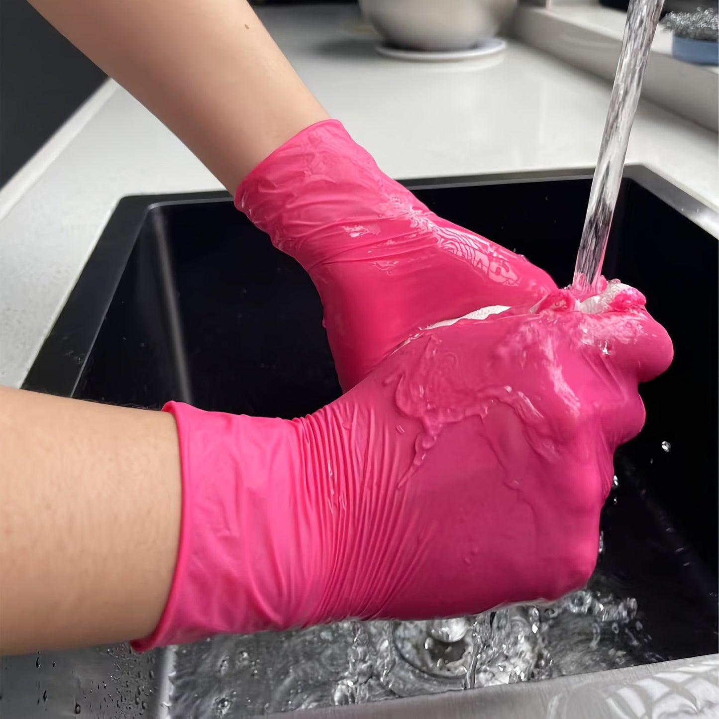 🔥 Heavy Duty Nitrile Gloves,6mil-50 Count