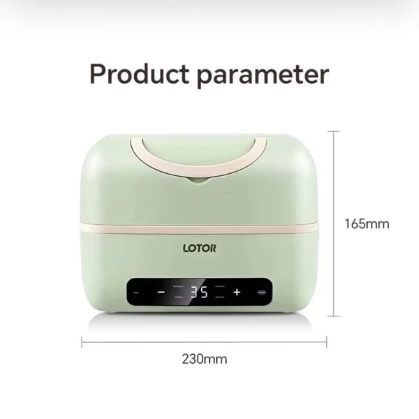 🔥Hot Sale 49% OFF🔥1.2L Portable Electric Lunch Box with Double-Layer