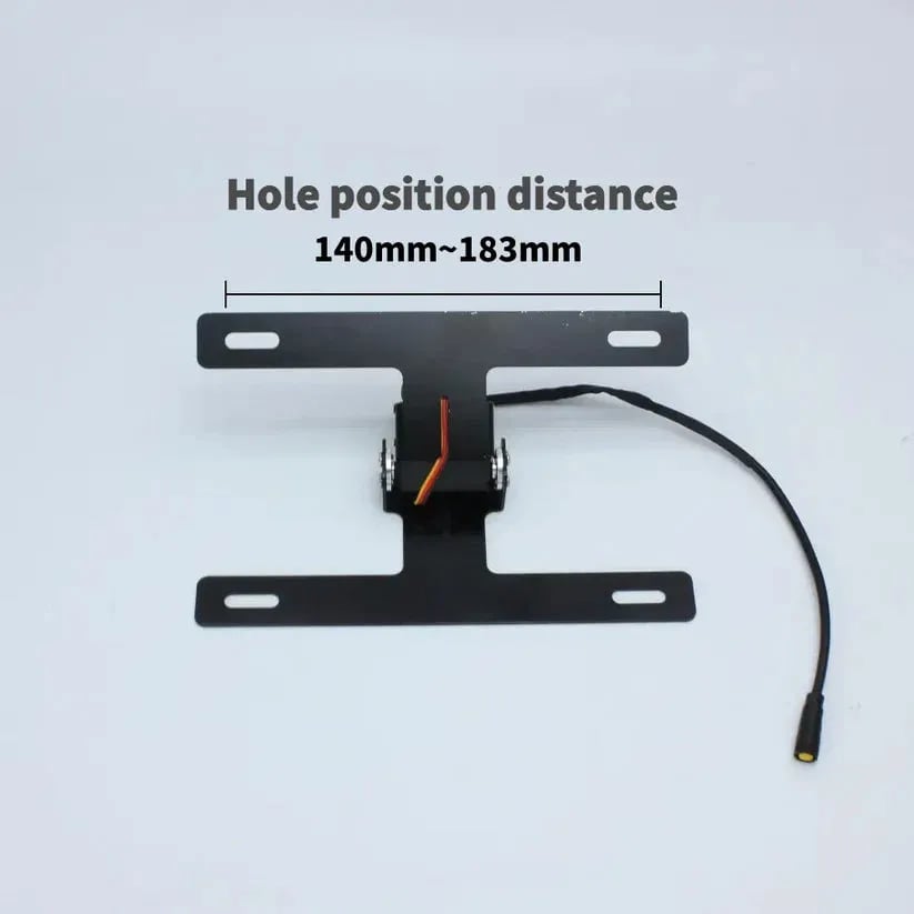 Motorcycle License Plate Holder – One-Touch Electric Flip for Ultimate Convenience