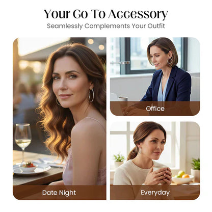 🎉 BUY 1 GET 1 FREE 🎁 Diamond-Cut Hoop Earrings for Women – Elegant, Sparkling 💎ond-Cut Hoop Earrings for Women