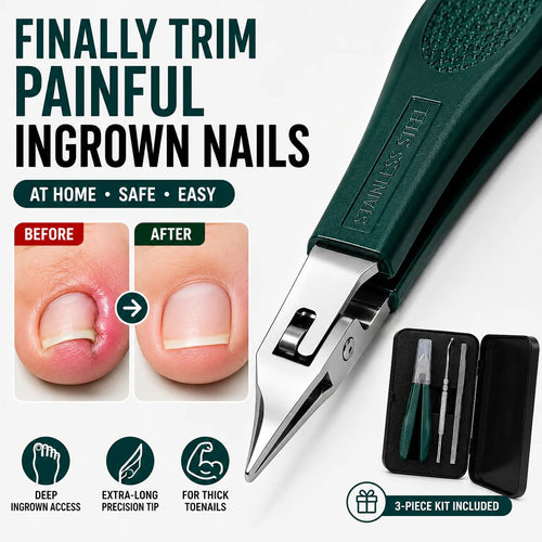 Eagle Beak Beveled Nail Clippers | Arthritis-Friendly & Thick Nail Relief 🦅