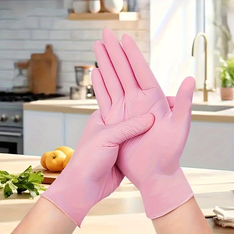 🔥 Heavy Duty Nitrile Gloves,6mil-50 Count