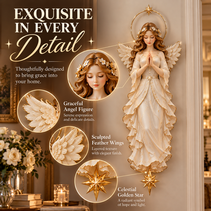 ✝️✨ Angel of Hope™ — Heavenly Wings Projection Wall Light | Christian Home Decor & Faith Gift