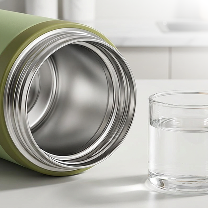🍵2 in 1 Stainless Steel Vacuum Insulated Bottle with Lidded Cup