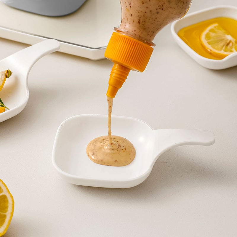 🏆Flash Sale⚡Dipping Sauce Plate & Holder Set,Best Gifts