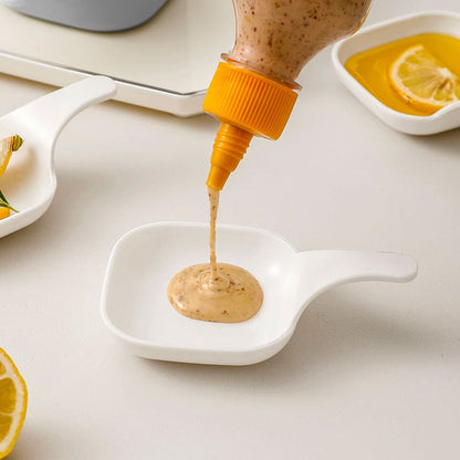 🏆Flash Sale⚡Dipping Sauce Plate & Holder Set,Best Gifts