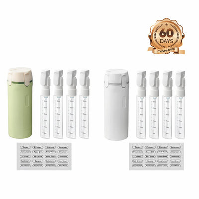 4-in-1 Leakproof Rotatable Travel Dispenser Set