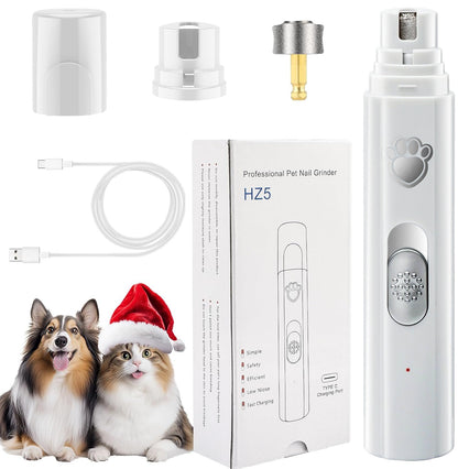 ⏰Trim Nails Like a Vet Pro! ✂️🏆 | Smart LED Pet Grinder - See Blood Vessels, Zero Ouch Guarantee