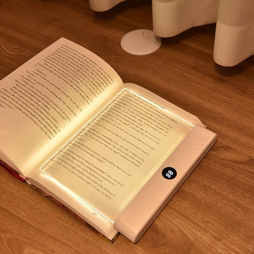 💥Exclusive Offer📚 Dimmable Smart LED Reading Light – Rechargeable, Timed‐Off, 3‐Color 🌈✨