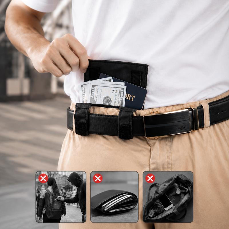 💳 Hidden Passport Pouch for Airport Days and City Exploring