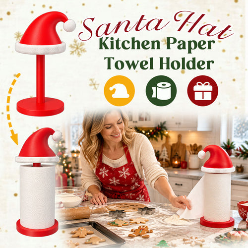 Santa Hat Kitchen Paper Towel Holder
