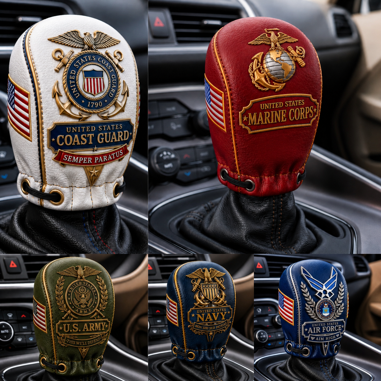 🎖️Military Tribute Gear Shift Cover Collection