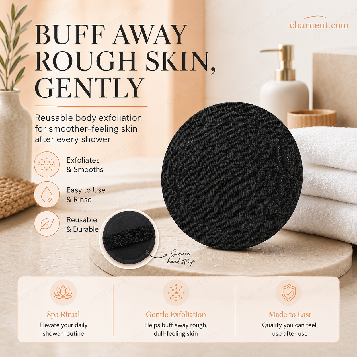 🚿 No-Pain Exfoliating Bath Scrubber Glove 🧖‍♀️