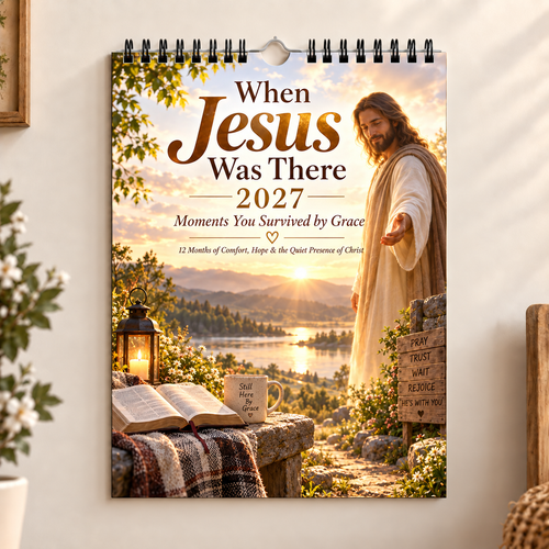 When Jesus Was There 2027 Wall Calendar‑ Moments You Survived by Grace, Christian Faith Inspirational Wall Calendar
