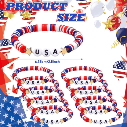USA 250th Anniversary Flag Bracelet