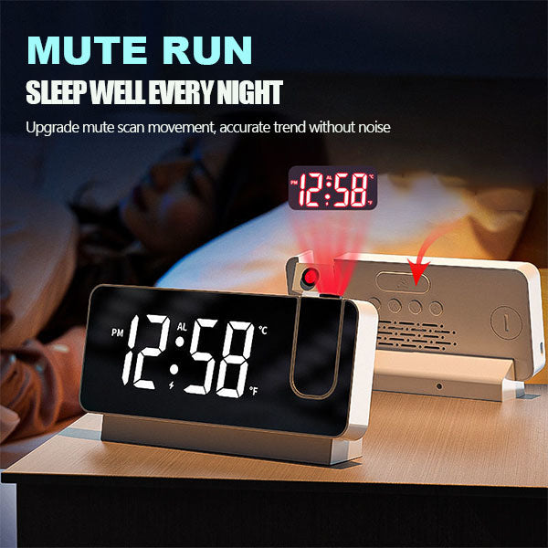 🔥BUY MORE SAVE MORE⏰Smart Digital Projection Clock🕰️