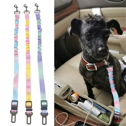 🐱🐶Pet Seatbelts – Car Headrest Restraint, Adjustable Safety Leads
