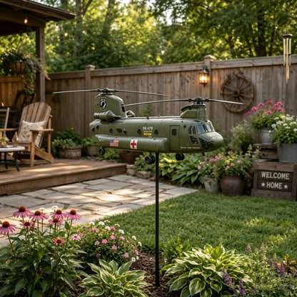 🔥 Father's Day Special🎖️ — 3D Model: Vietnam War Veteran Commemorative Edition CH-47 "Chinook" Helicopter Wind Spinner