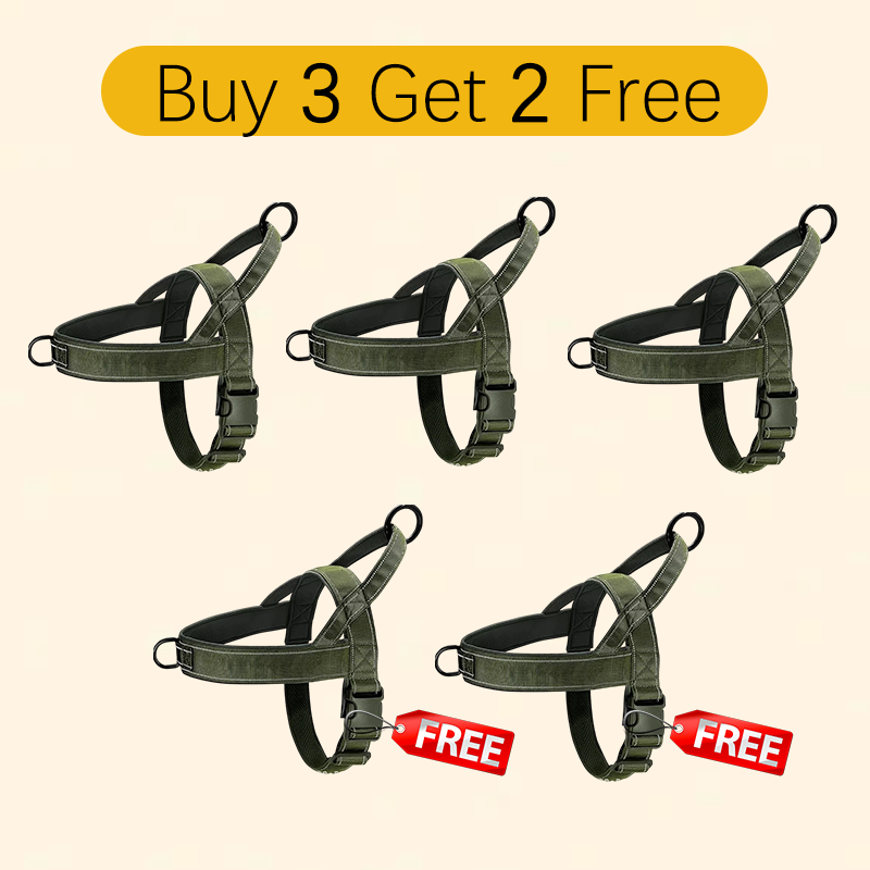🏆LAST DAY SALE: ONLY ￡9.99!!🎁✨Heavy-Duty Tactical Dog Harness with Handle🐕