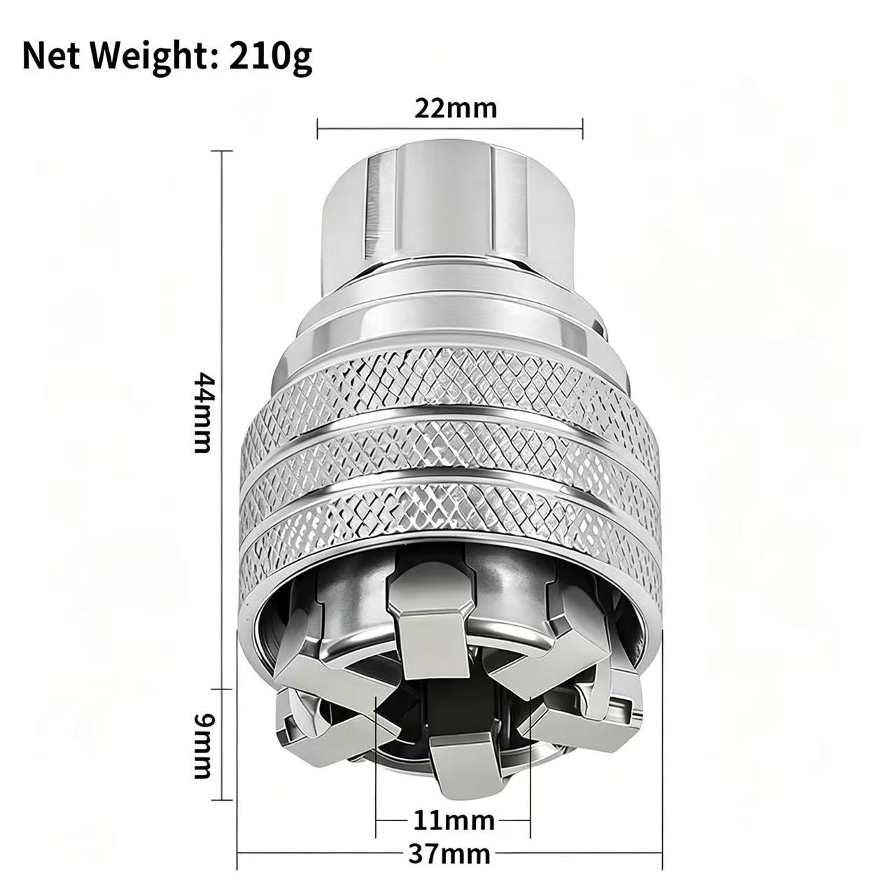 Upgraded Adjustable Universal Socket – 10mm-19mm Master Wrench Tool