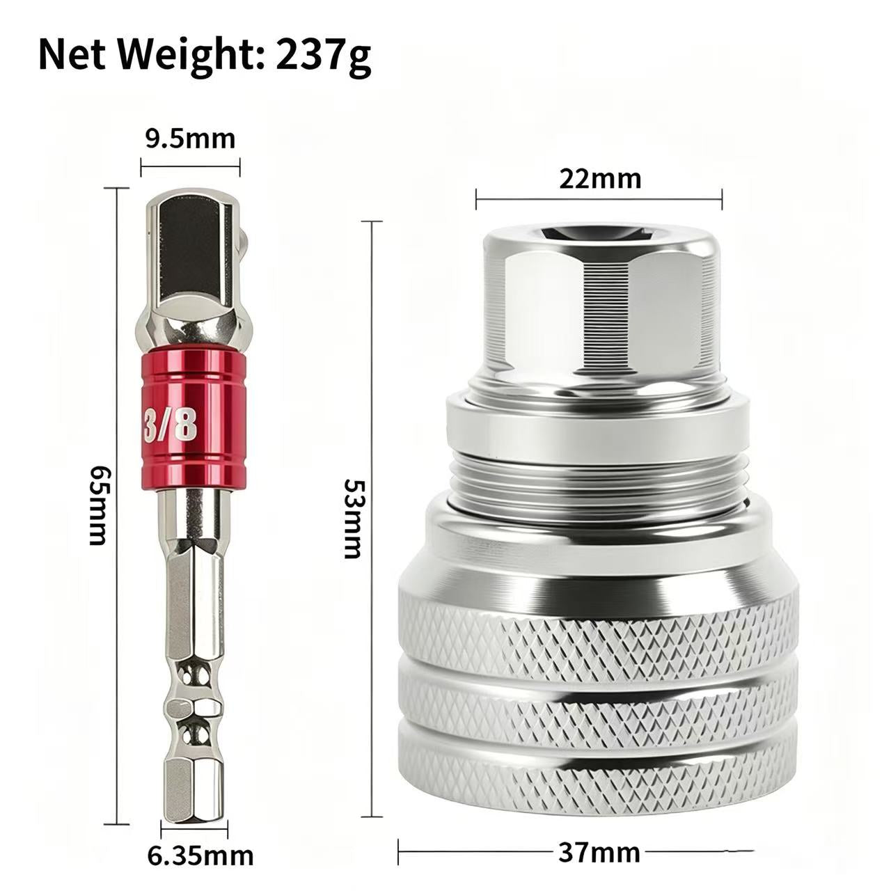 Upgraded Adjustable Universal Socket – 10mm-19mm Master Wrench Tool