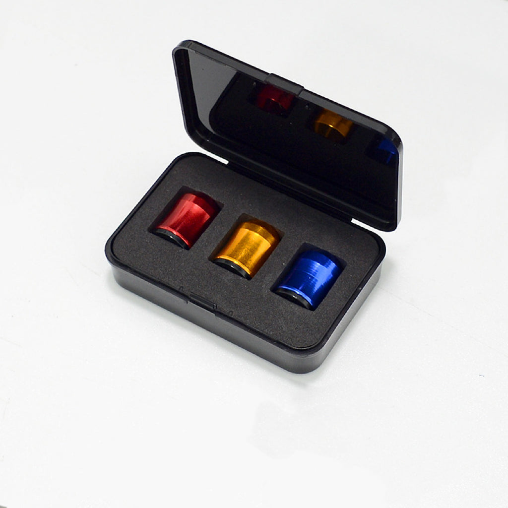 Red+Yellow+Blue / 3 Pcs / Black Storage Case
