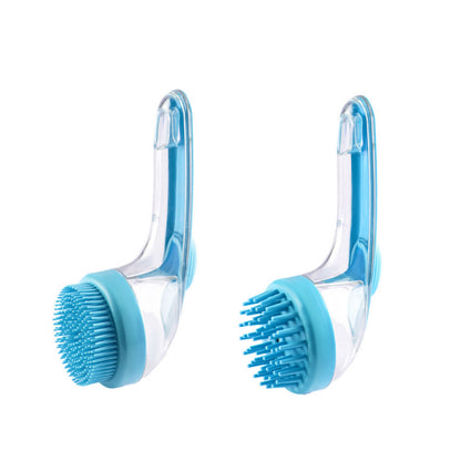 ✨Pet Bath Brush 2 in 1 Dog Bath Brush