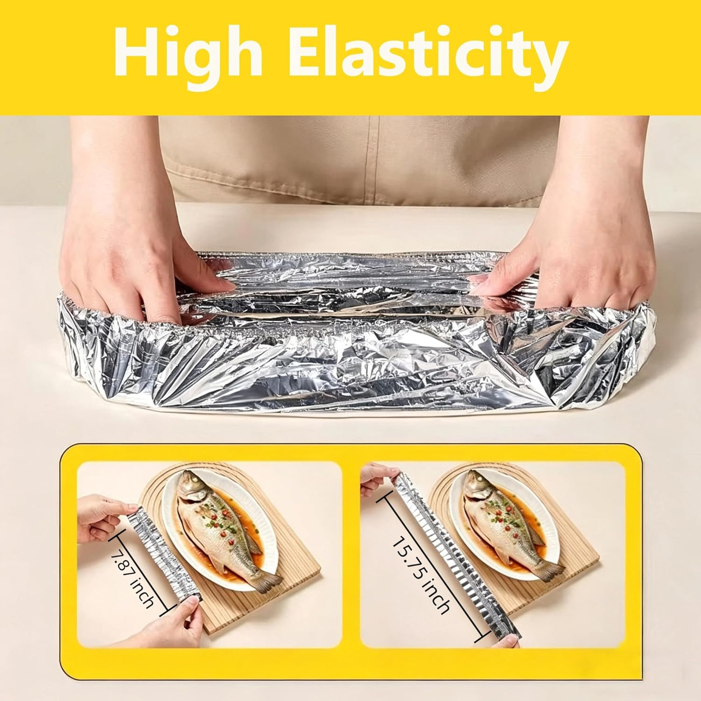 Portable Microwave Safe Aluminum Foil Food Covers Easy Fold for Travel Picnics and Offices Use Aluminum Foil Food Cover