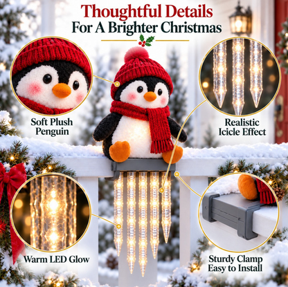 ☃️WinterGlow Snowman Icicle Light Decor