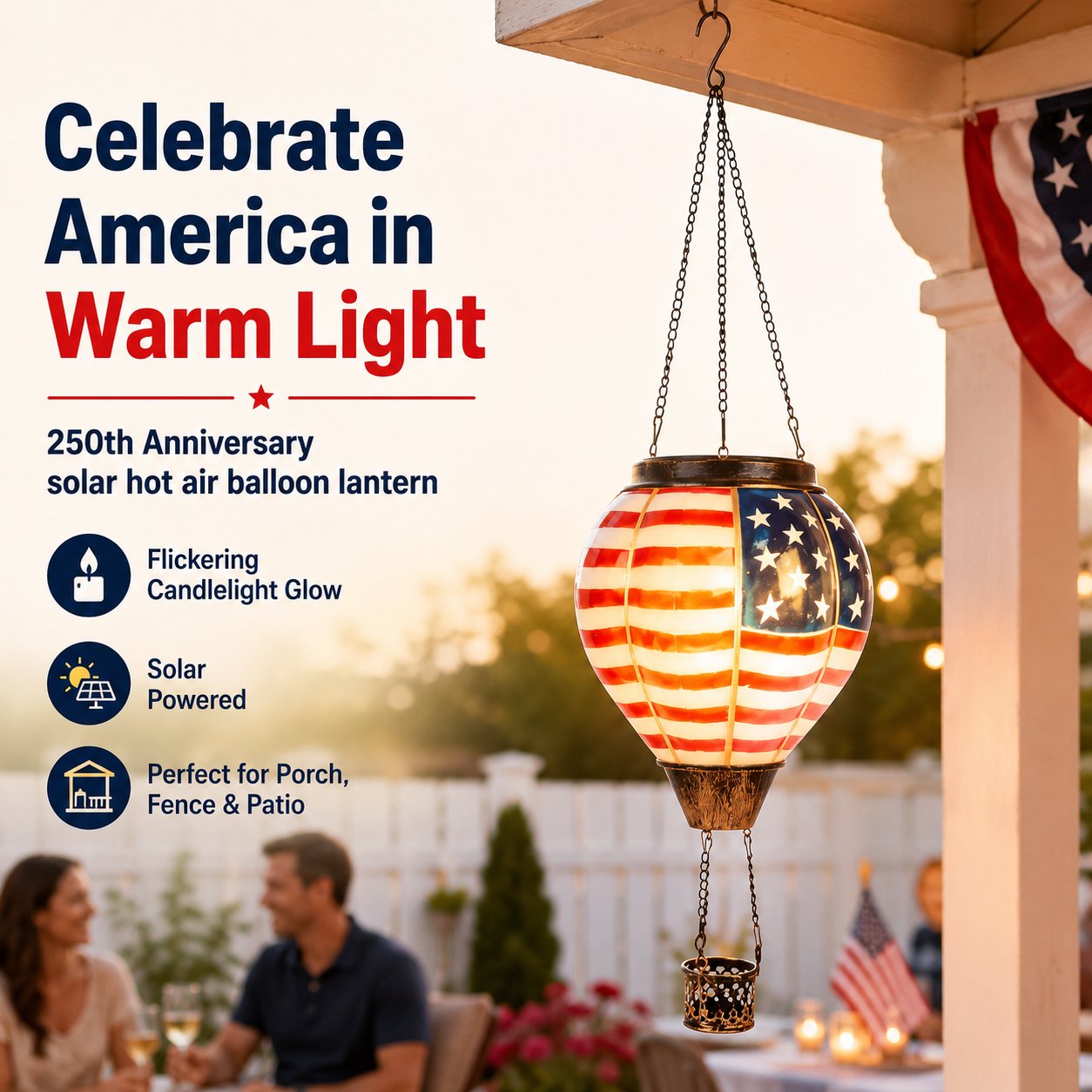 Solar Hot Air Balloon Lantern