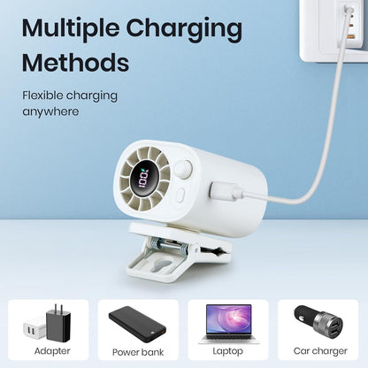 🔥✨USB Rechargeable Powerful Cooling Fan,Best gifts