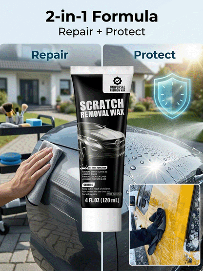 🚗 Buy 2 Get 1 Free! ✨Scratch Eraser: Deep Repair Wax for Car Paint Scratches-Easy Application, Quick Drying & Invisible Finish 🔧
