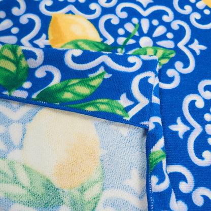 🏖️Summer Hot Sale🌞🌊Sun Lounger Towel in Bag with Pockets Storage
