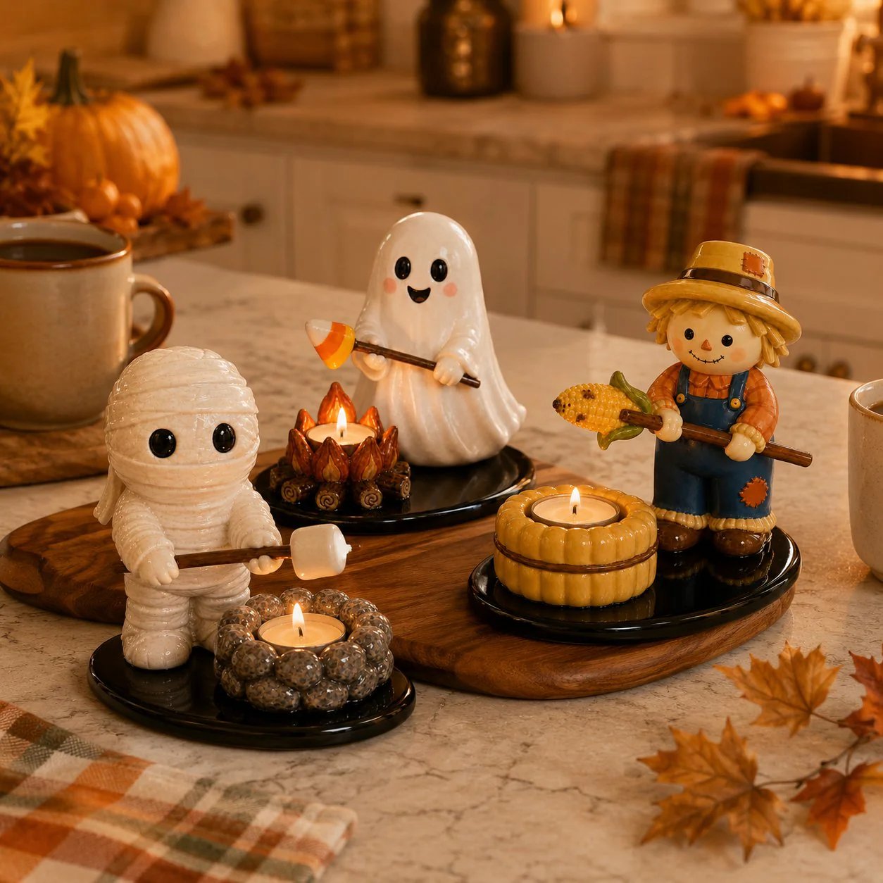 💥Halloween Campfire Tealight Holder