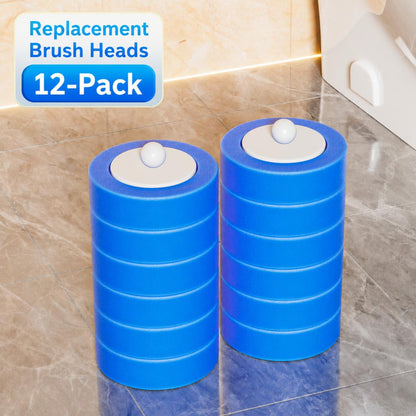 Toilet Scrubber Kit with Self-Cleaning Disposable Pads