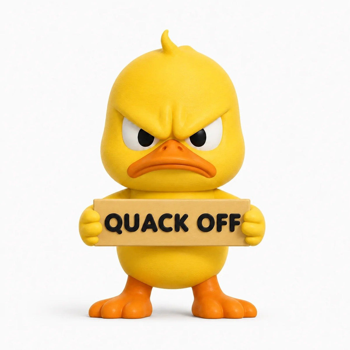 Quacko Angry Duck Collection – Sarcastic Desk Figurines, Funny Decor for Office Workspace & Home Shelves