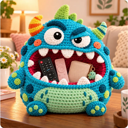 Clutter Munchers Hungry Monster DIY Crochet Storage Buddies 👾🧶